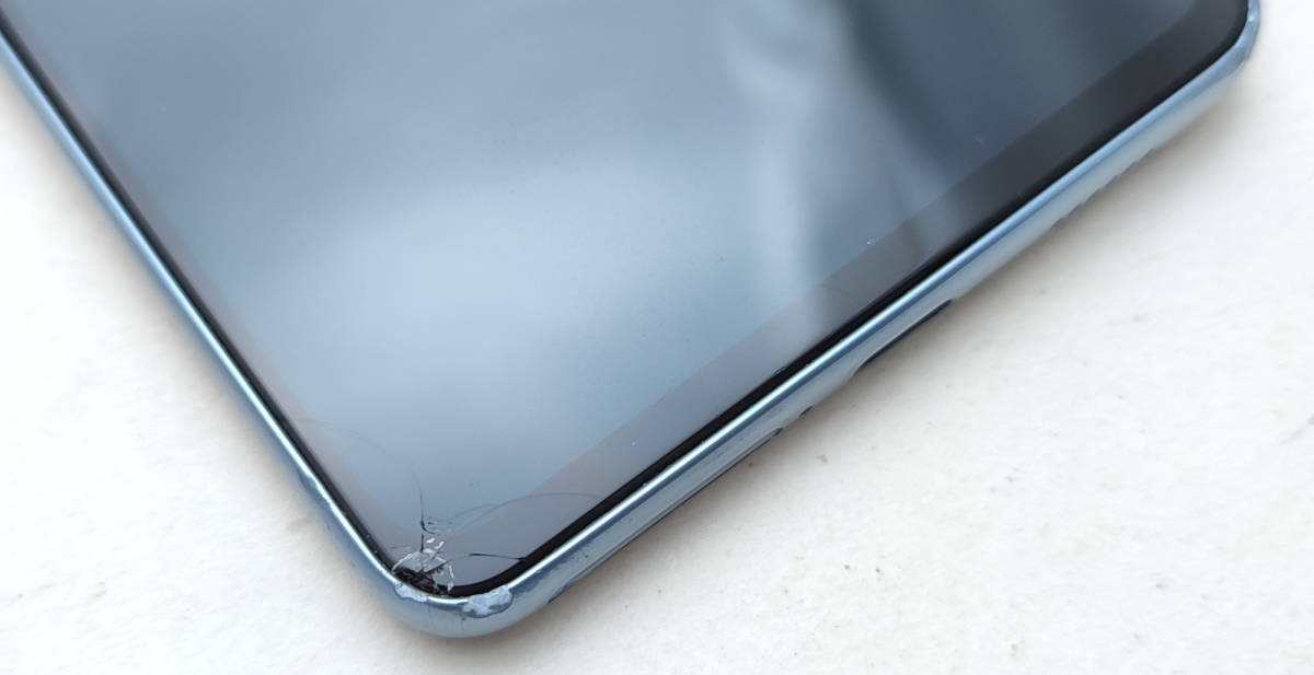 ジャンク Galaxy A53 SCG15 ブルー ◯判定 SIMカード読み込み不良