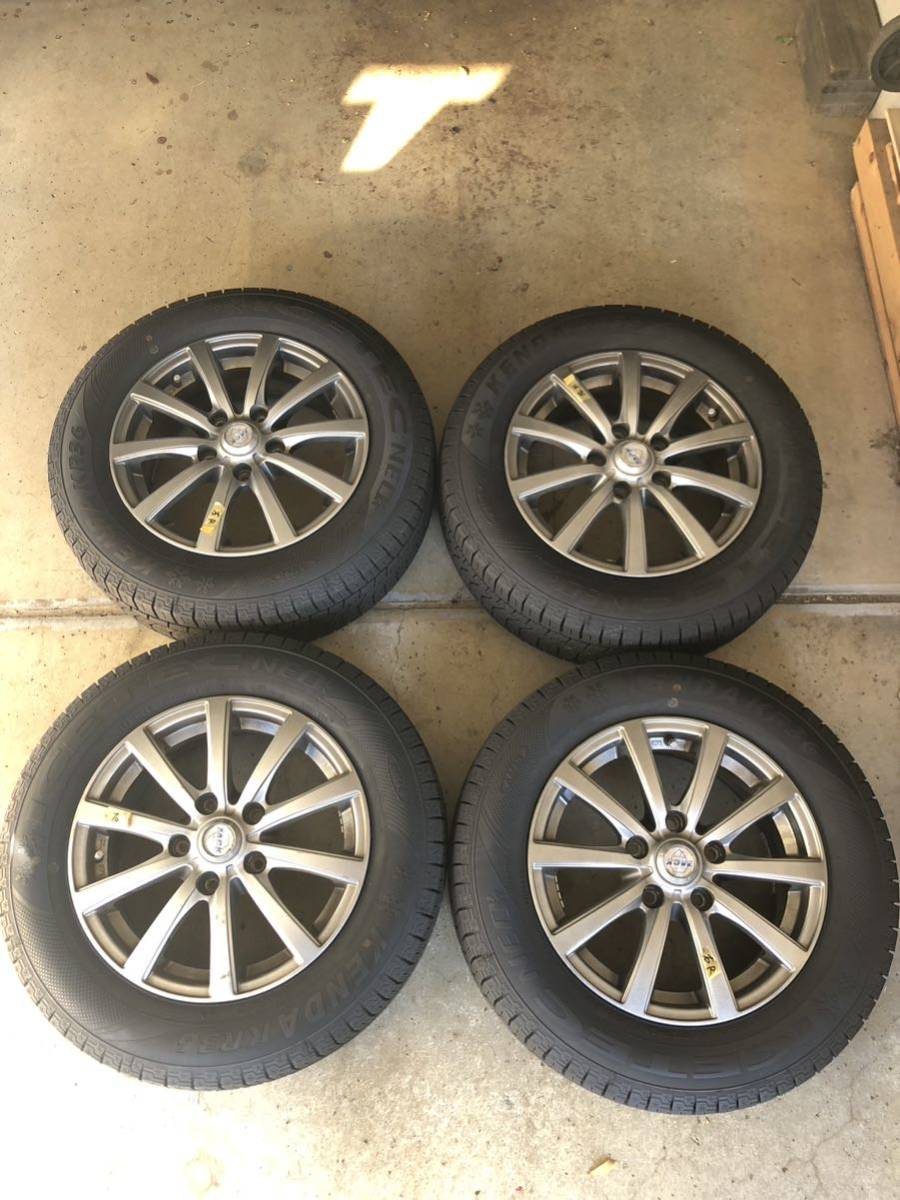 バリ山です。日産C27 セレナで使用 スタッドレス KENDA 195/65 R15 