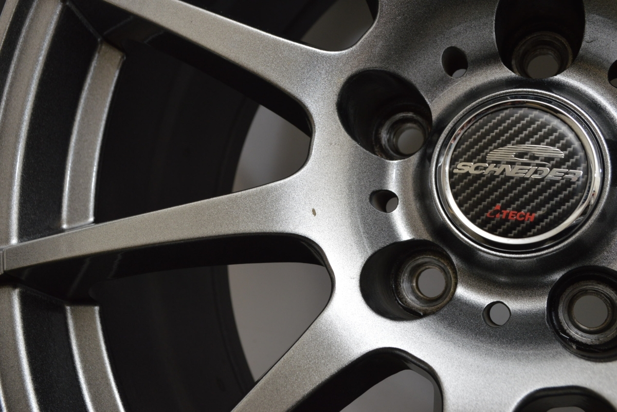 【美品】シュナイダー 18in 8J +35 PCD114.3 ヨコハマ アイスガード G075 235/65R18 レクサス RX ムラーノ 交換用に 即納可能 送料無料 +35 シュナイダー 18インチ 目立った傷や汚れなし☆エーテック Only 公式通販