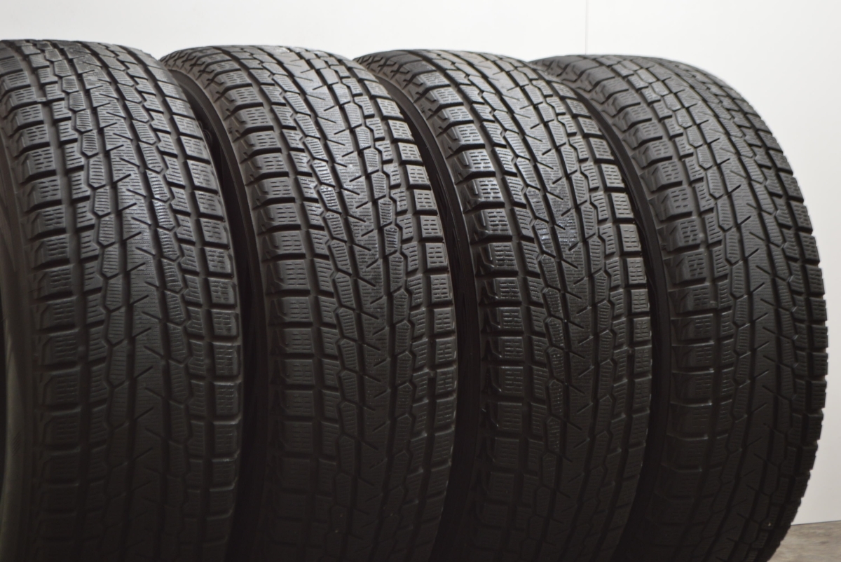 【美品】シュナイダー 18in 8J +35 PCD114.3 ヨコハマ アイスガード G075 235/65R18 レクサス RX ムラーノ 交換用に 即納可能 送料無料 +35 シュナイダー 18インチ 目立った傷や汚れなし☆エーテック Only 公式通販