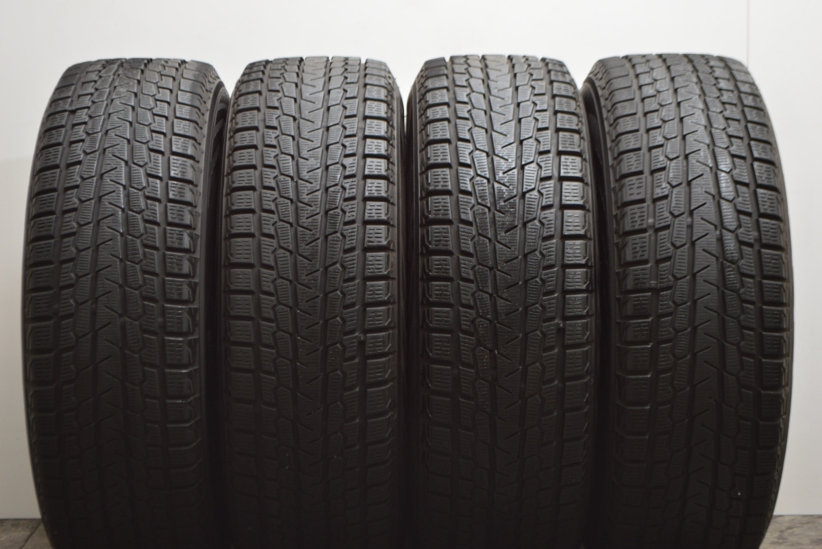 【美品】シュナイダー 18in 8J +35 PCD114.3 ヨコハマ アイスガード G075 235/65R18 レクサス RX ムラーノ 交換用に 即納可能 送料無料 +35 シュナイダー 18インチ 目立った傷や汚れなし☆エーテック Only 公式通販