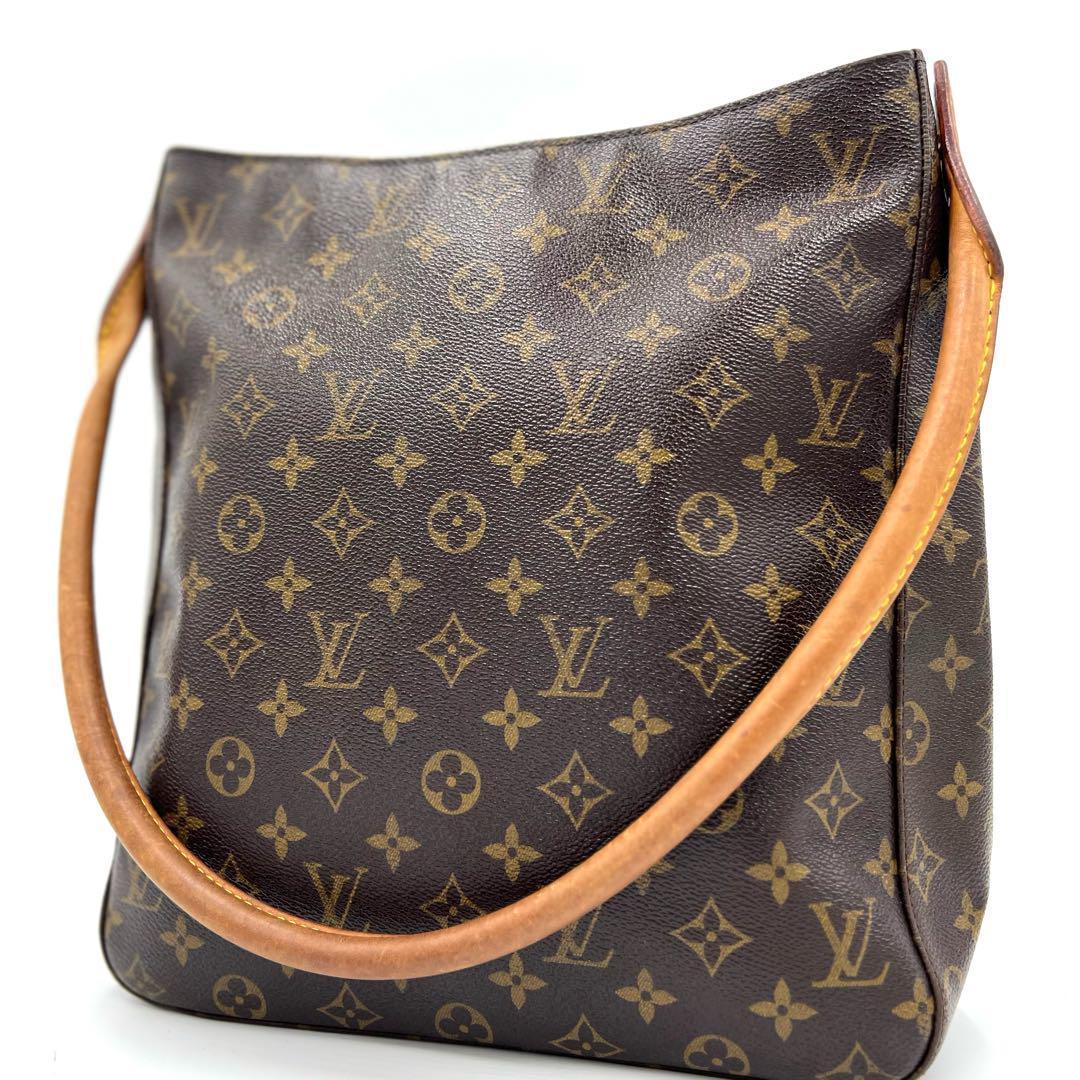 1円 LOUIS VUITTON ルイヴィトン ルーピング GM モノグラム