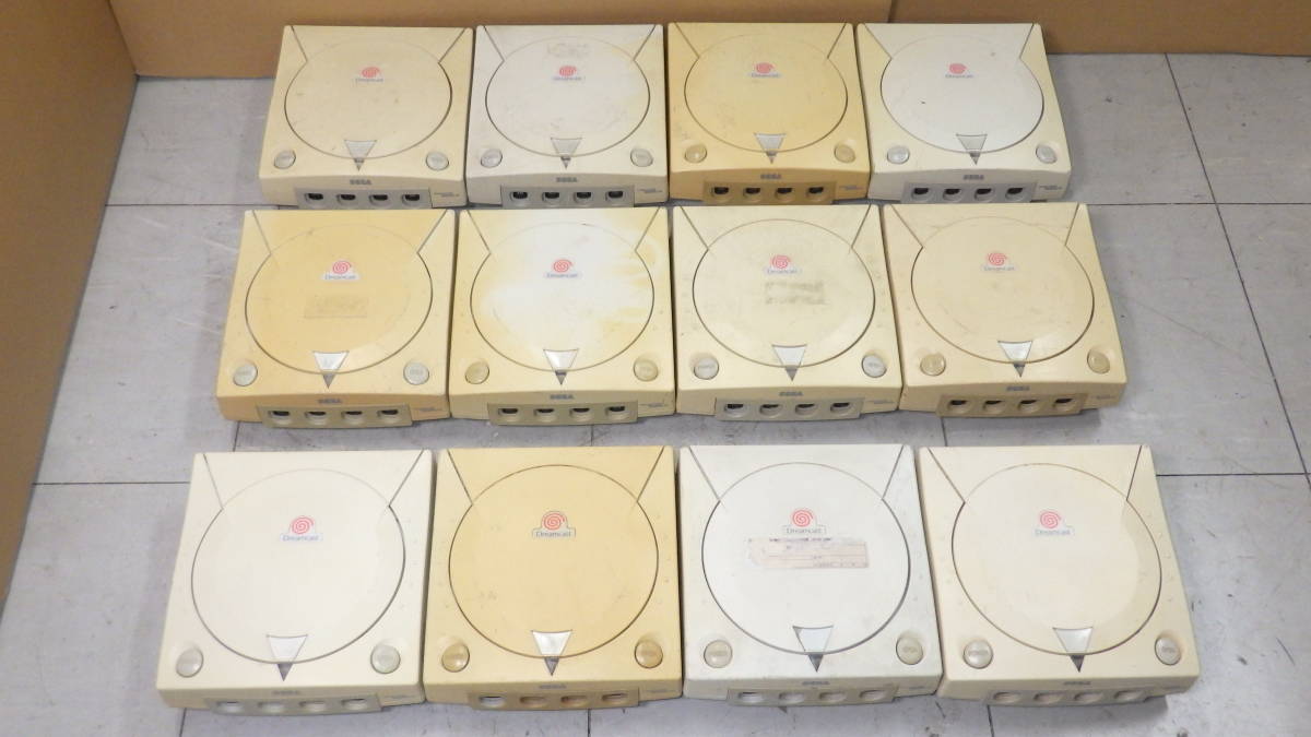 ドリームキャスト 本体 x12台 ドリキャス DC ジャンク品 /01 本体