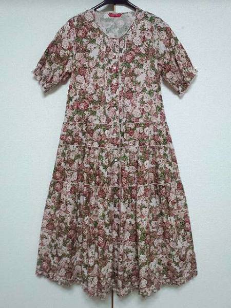 ※ピンクハウス※2014年7月ローズガーデンプリントワンピース