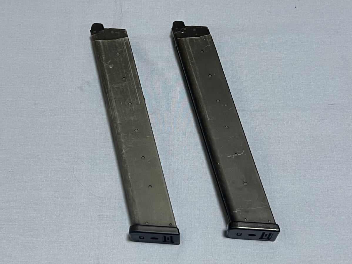東京マルイ ガスガン GLOCK グロック用 ロングマガジン 2本 スペア