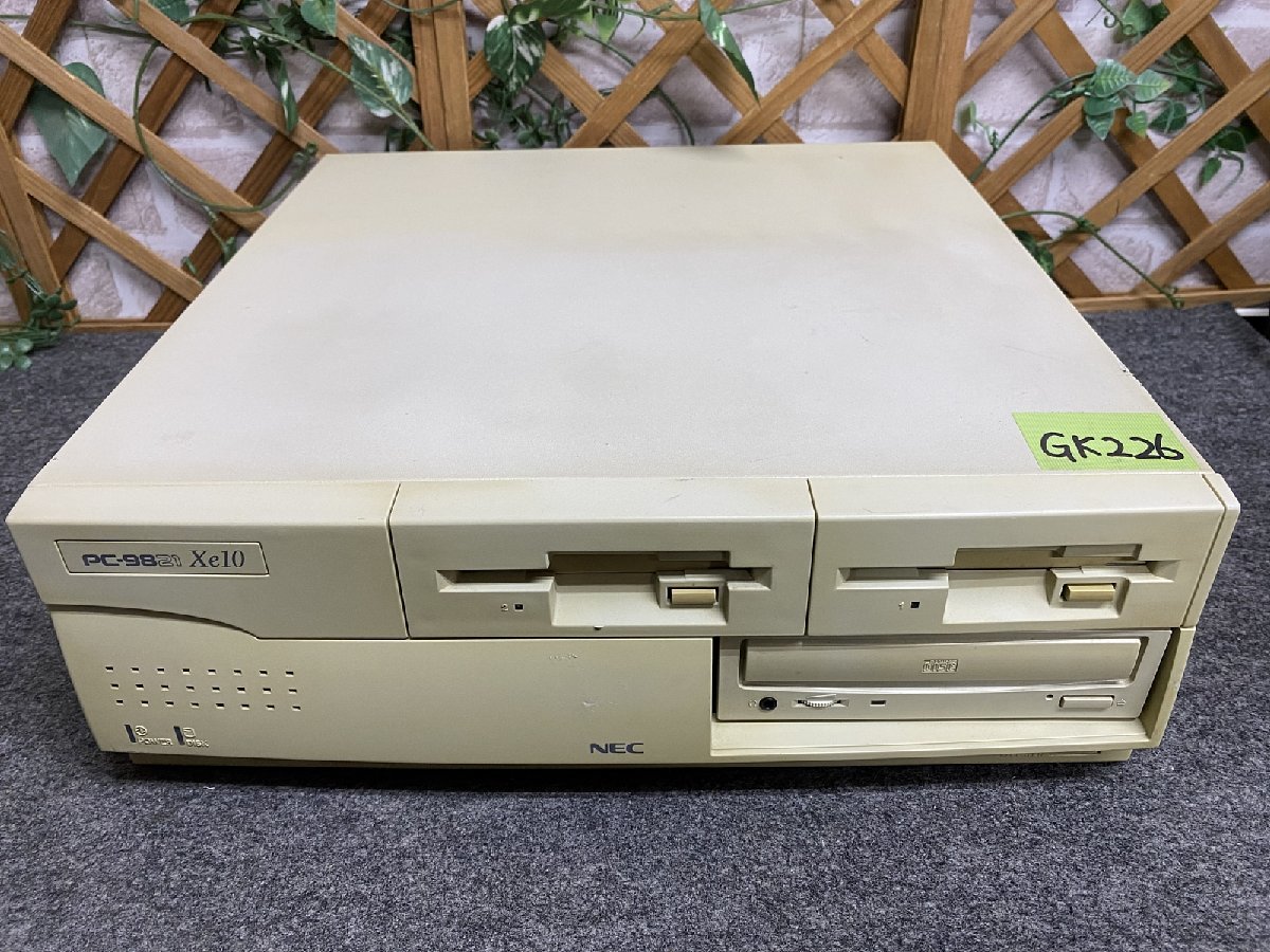 送140サイズ】FDD2ドライブ搭載 NEC PC-9821Xe10/C4 486DX4-100/MEM14