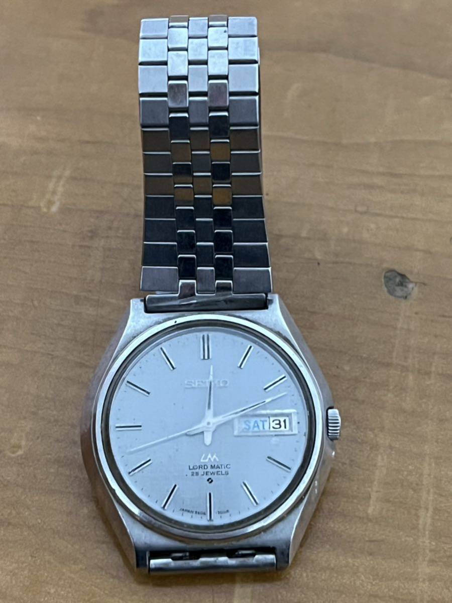 セイコー/SEIKO LORD MATICロードマチック 5606-7010 3針時計 自動巻き