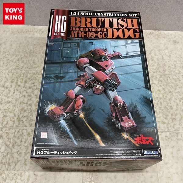 1円〜 ウェーブ 1/24 装甲騎兵ボトムズ HG ブルーティッシュドッグ/A