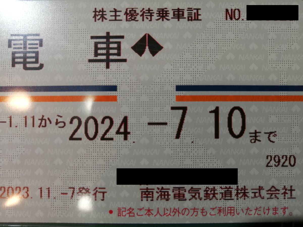 Yahoo!オークション - 「南海電鉄+株主優待+定期券」の落札相場 「南海 