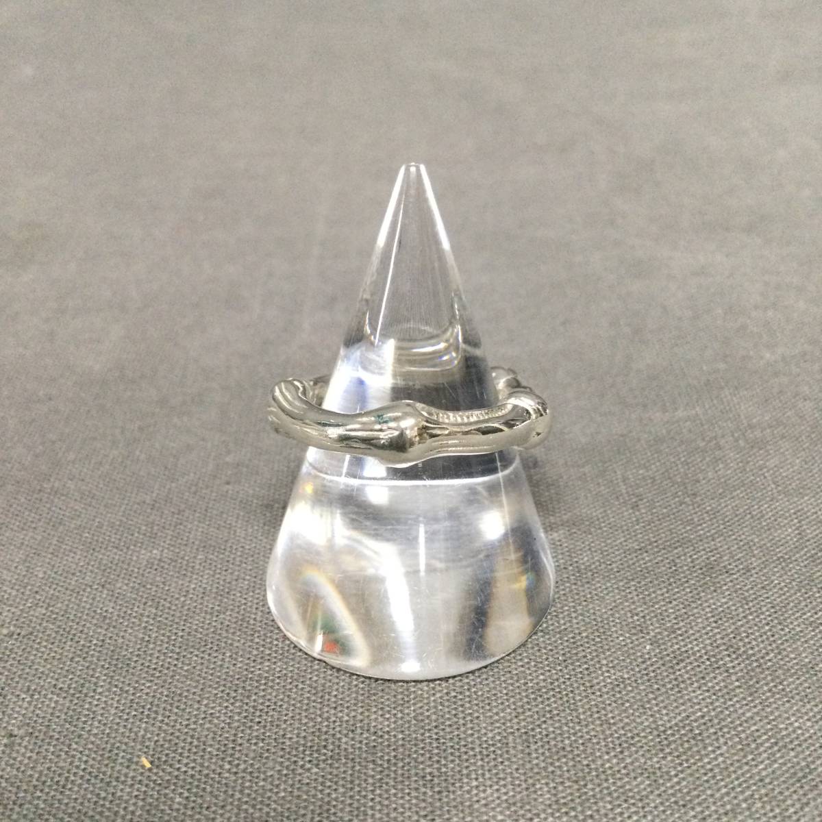 051207 251984 TIFFANY&Co. T&Co. ティファニー リング 指輪 アクセサリー バンブー 925 刻印有 SILVER シルバー 総重量約6.5g 約9号