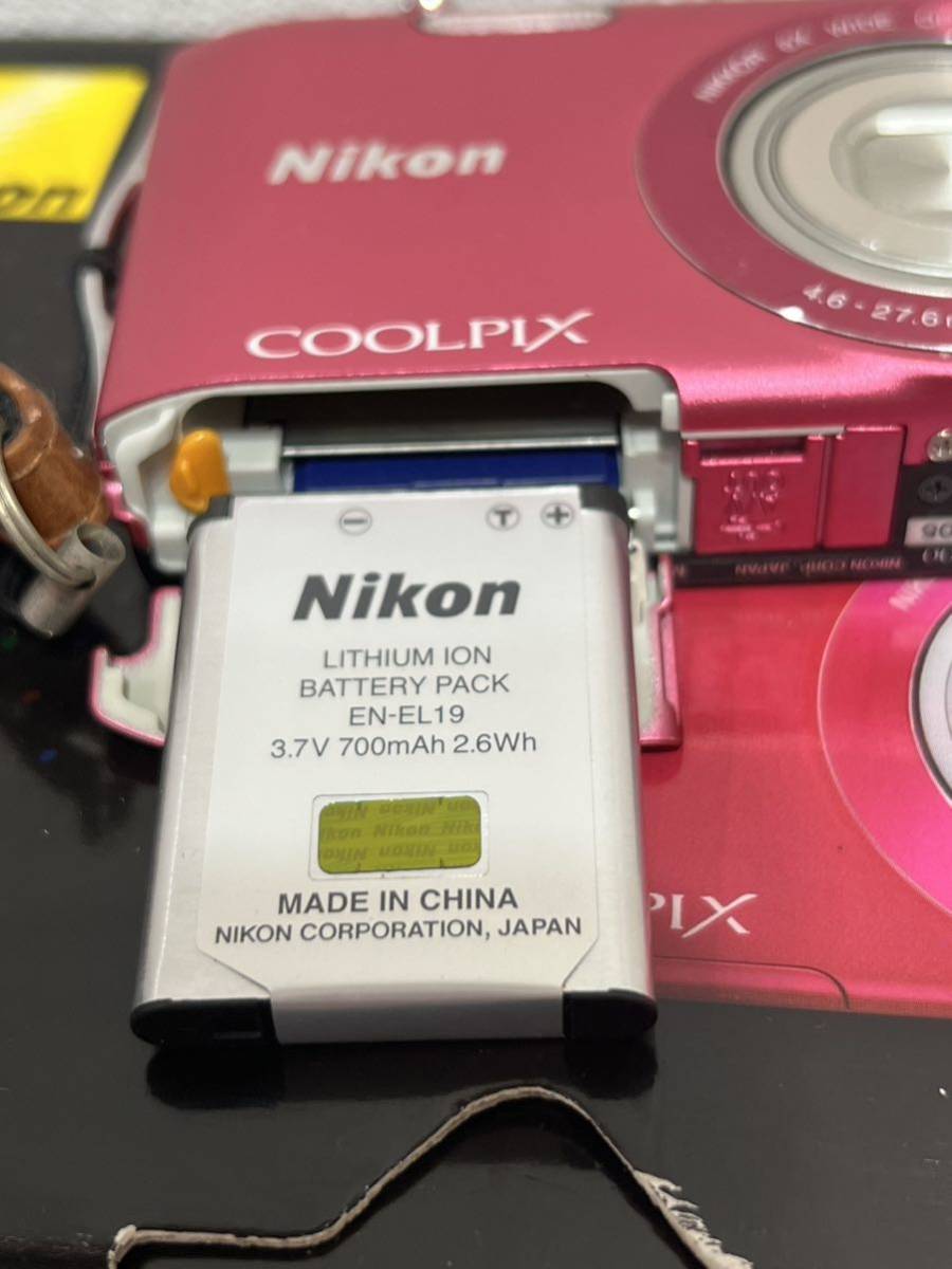 動作未確認 Nikon Coolpix S3300 ピンク 動作未確認 Nikon Coolpix