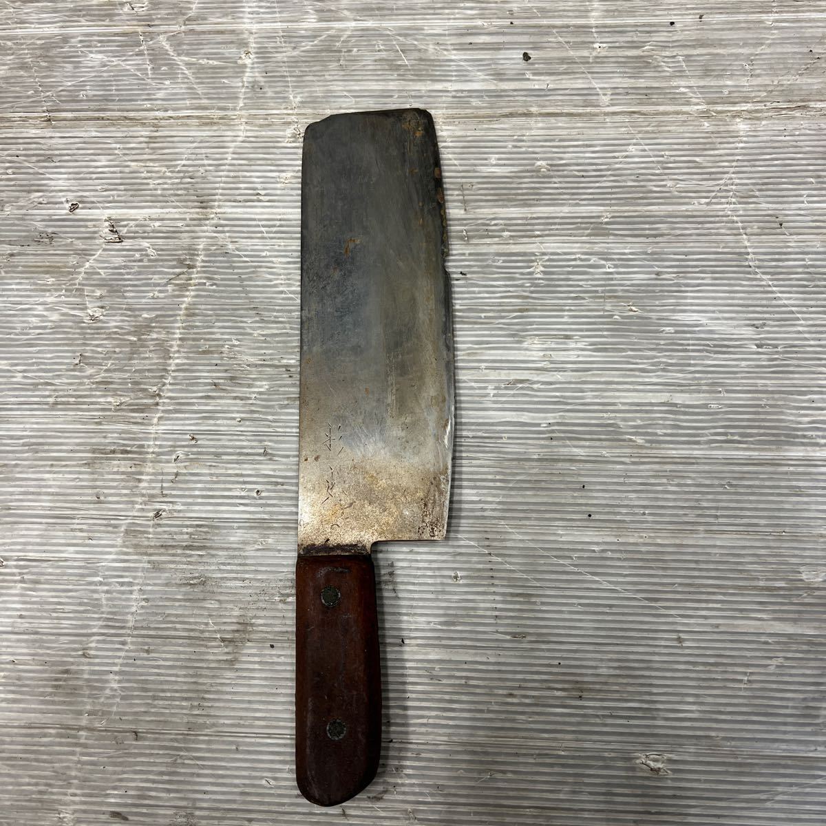 中華包丁 杉本鋼製木製ハンドル6番