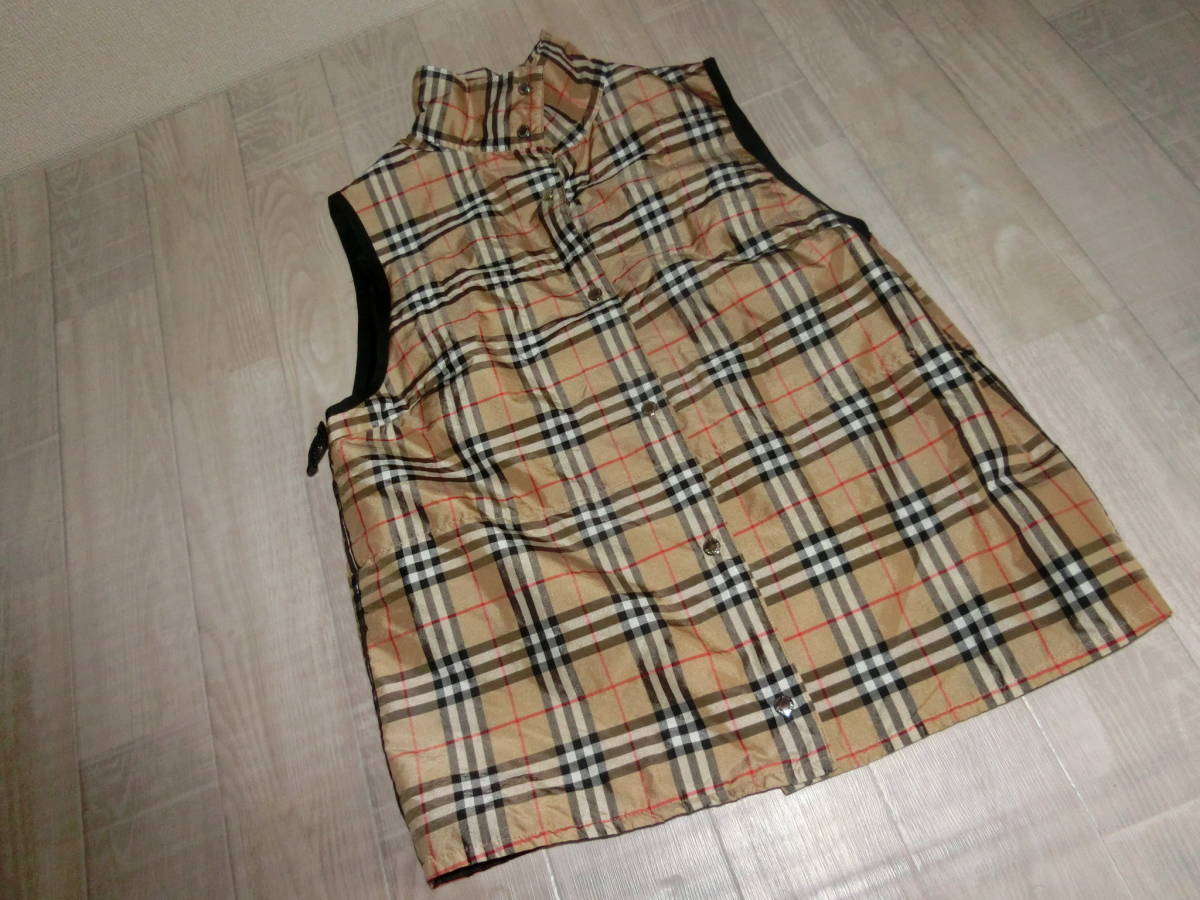 送料230円可☆バーバリーブルーレーベルベスト☆38☆BURBERRYBLUELABEL