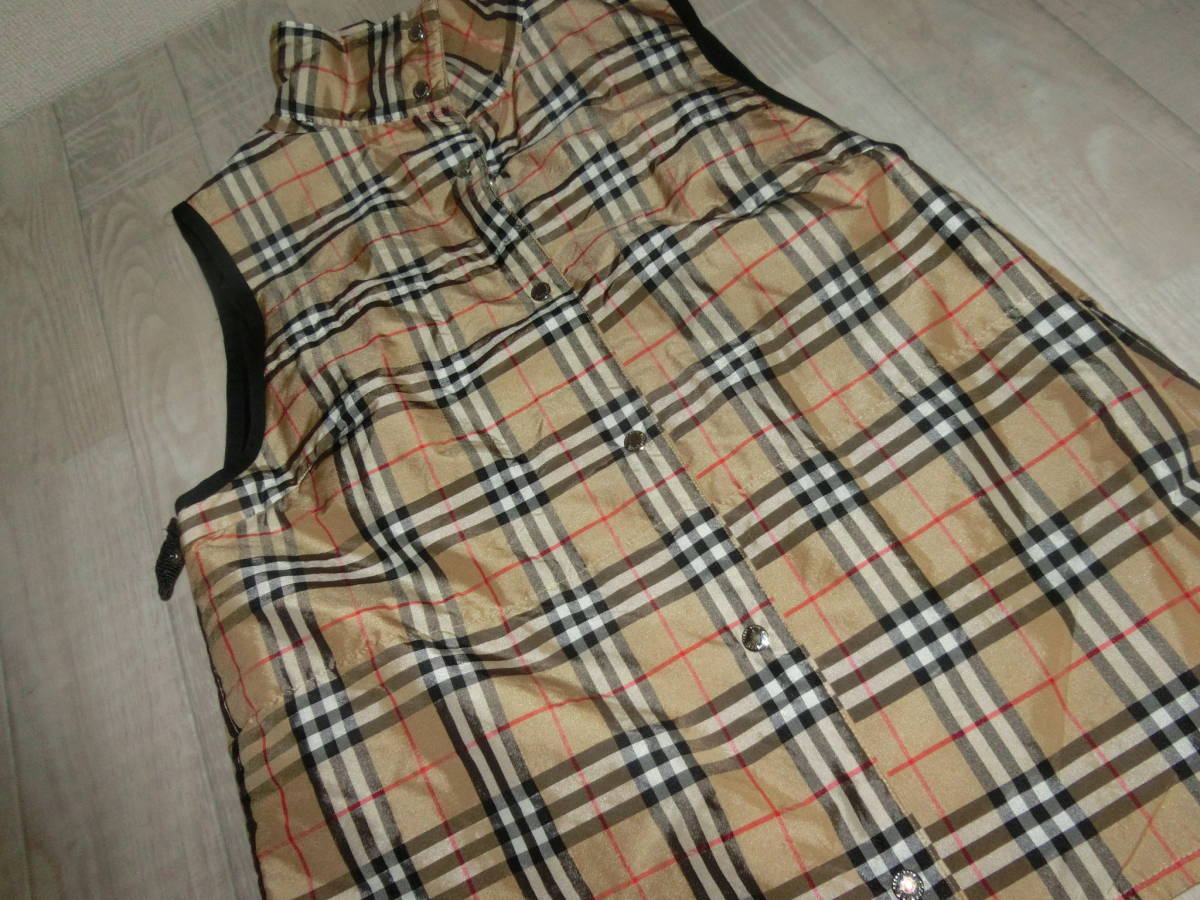 送料230円可☆バーバリーブルーレーベルベスト☆38☆BURBERRYBLUELABEL