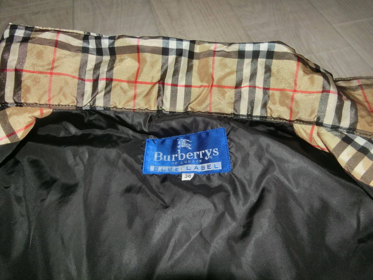 送料230円可☆バーバリーブルーレーベルベスト☆38☆BURBERRYBLUELABEL