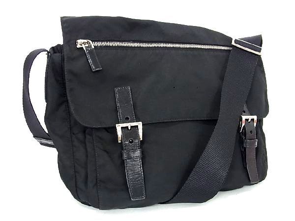 1円 PRADA プラダ テスートナイロン クロスボディ ショルダーバッグ