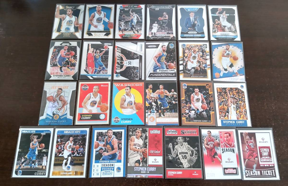 NBA Panini Basketball 】 Stephen Curry 25枚セット まとめ売り Prizm 