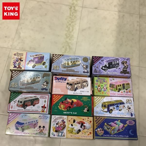 1円〜 訳あり トミカ ジャスミンのフライングカーペット、ダッフィーバス、ディズニー リゾートクルーザー Disney’s EASTER 2018他