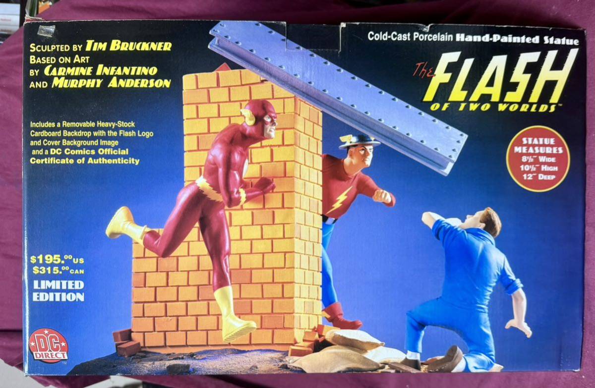 '00 DC DIRECT『The FLASH OF TWO WORLDS』STATUE 1500個限定 フラッシュ スタチュー