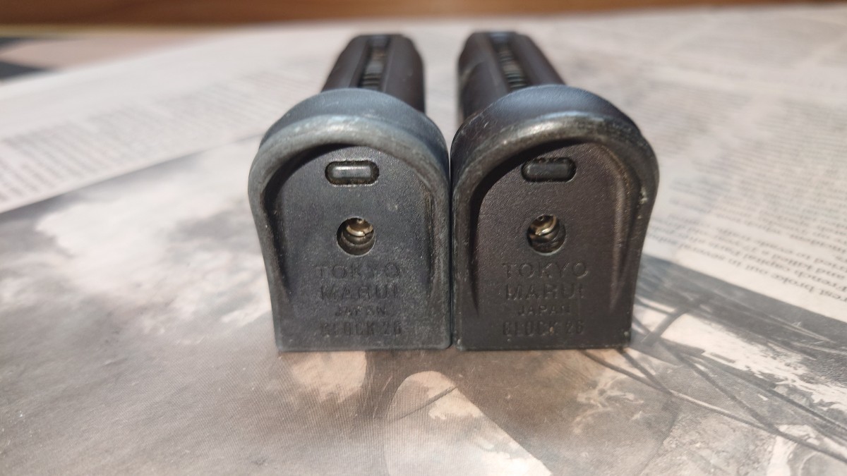 中古】東京マルイ グロック26マガジン GLOCK26 マガジン2本セット