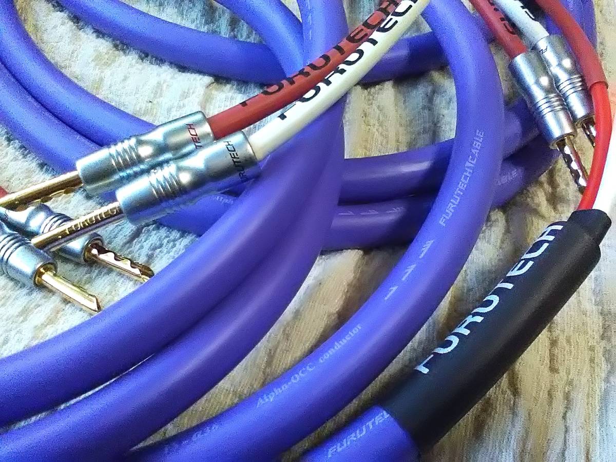 送料無料SP-94』FURUTECH アルファコンダクターα36 スピーカーケーブル