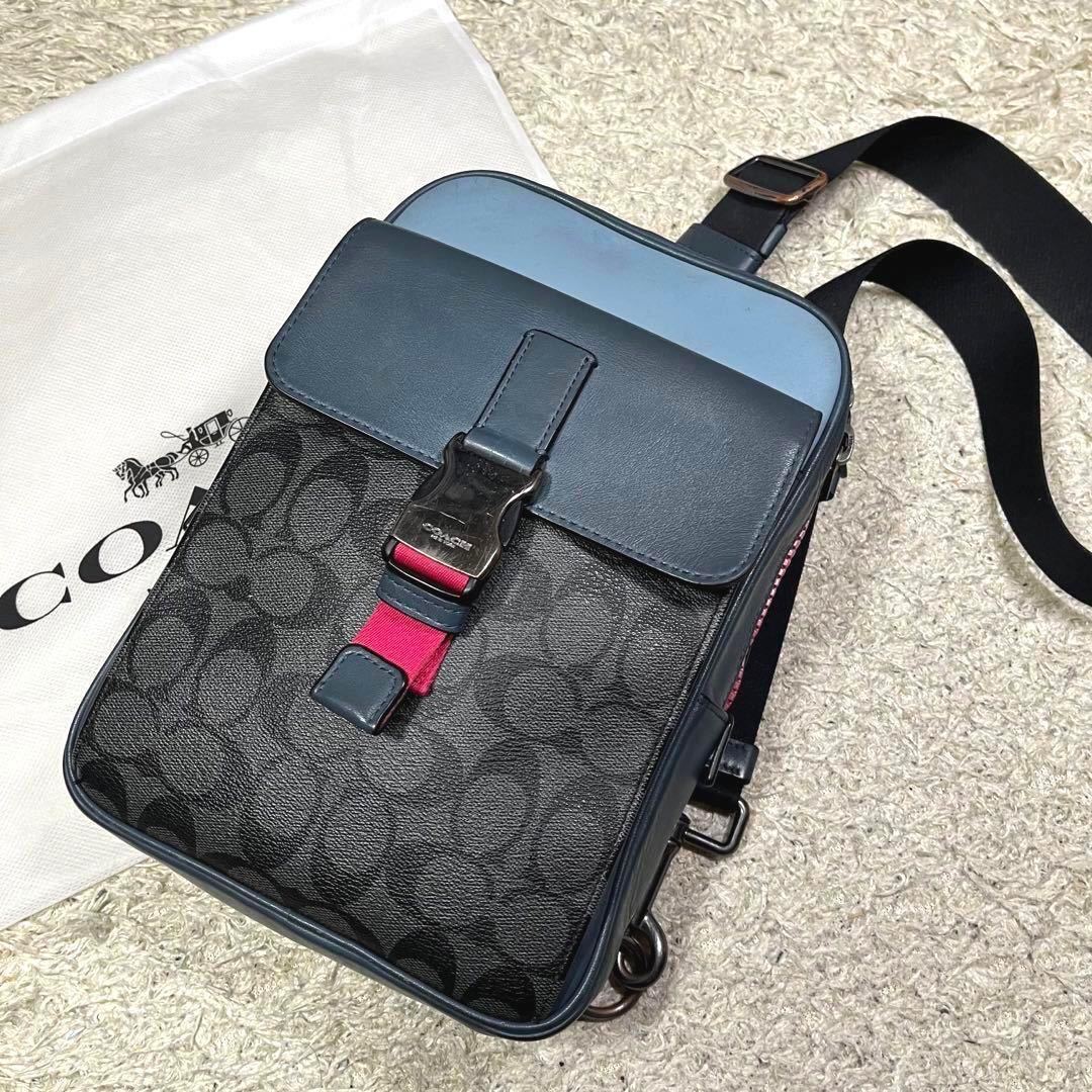 希少】コーチ COACH ボディバッグ ショルダー 肩掛け 斜め掛け クロス