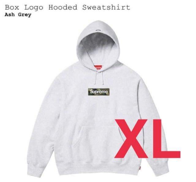 Supreme Box Logo Hooded Sweatshirt Ash Grey XL Supreme Logo Box