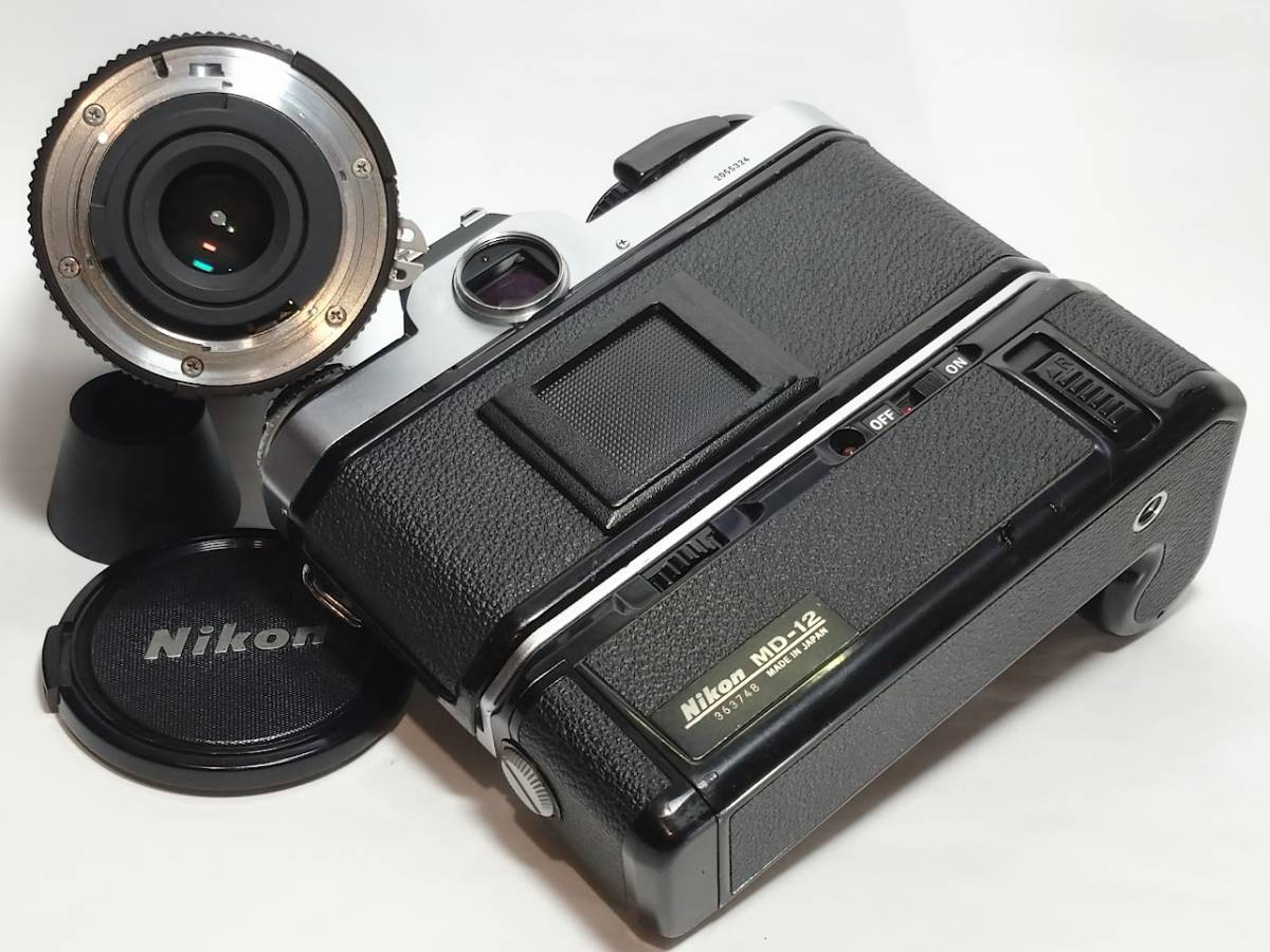 Nikon FE2 + MD-12 フィルムカメラ 動作未確認 ニコン ☆ほぼ新品級☆ ニコン Nikon FE2 ☆MD-12 付☆ Nikon 【公式通販】