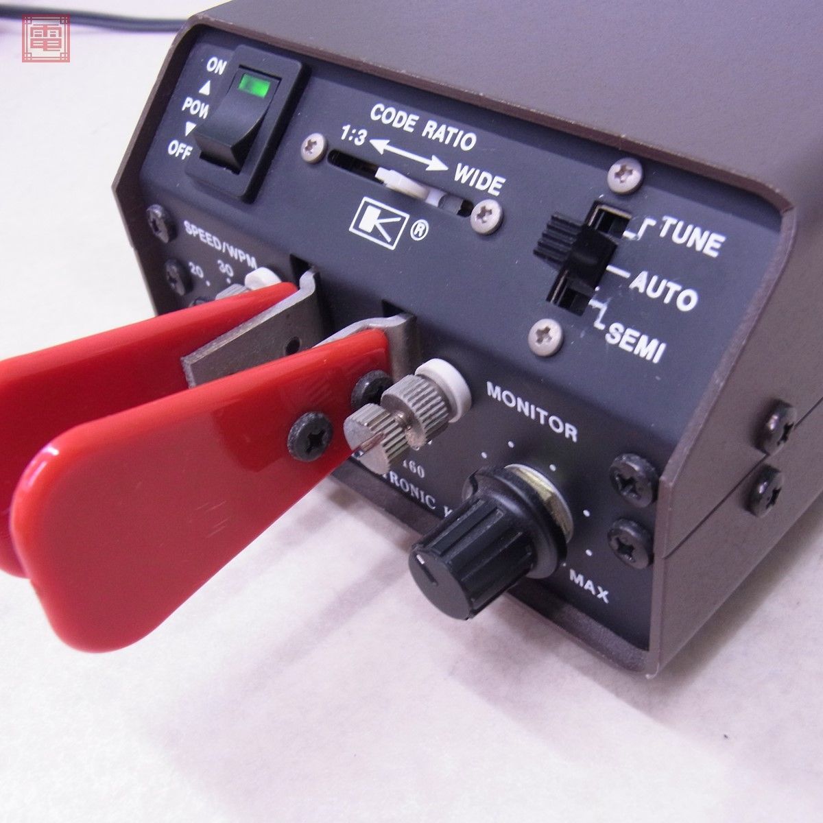1円〜 カツミ電機 EK-160 エレクトリックキーヤー 自動電鍵 エレキー
