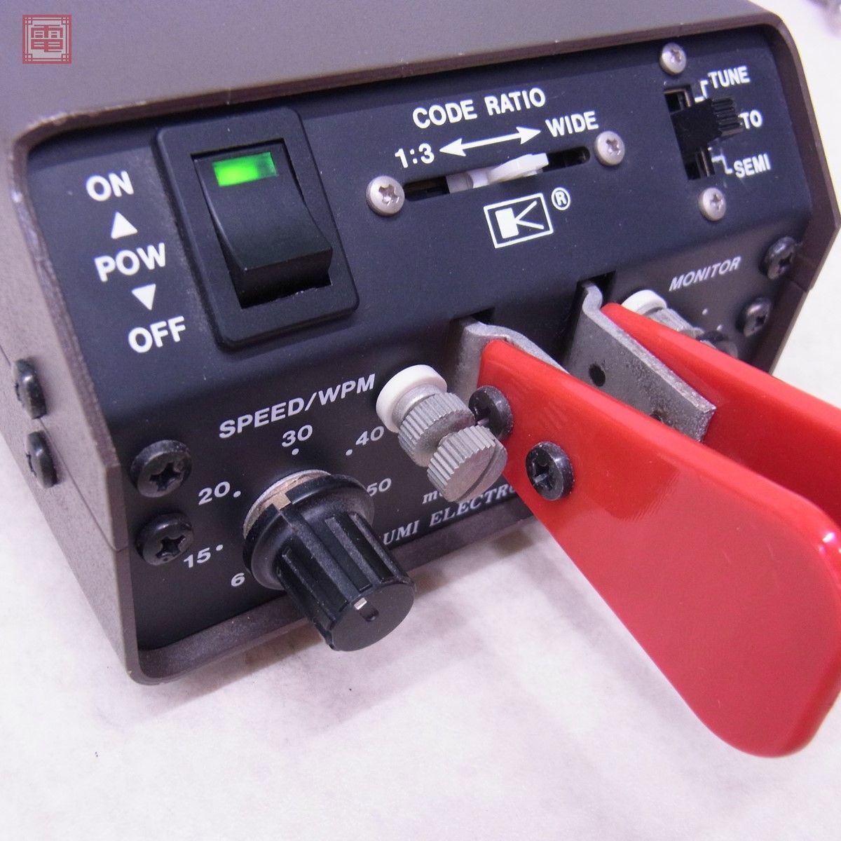 1円〜 カツミ電機 EK-160 エレクトリックキーヤー 自動電鍵 エレキー