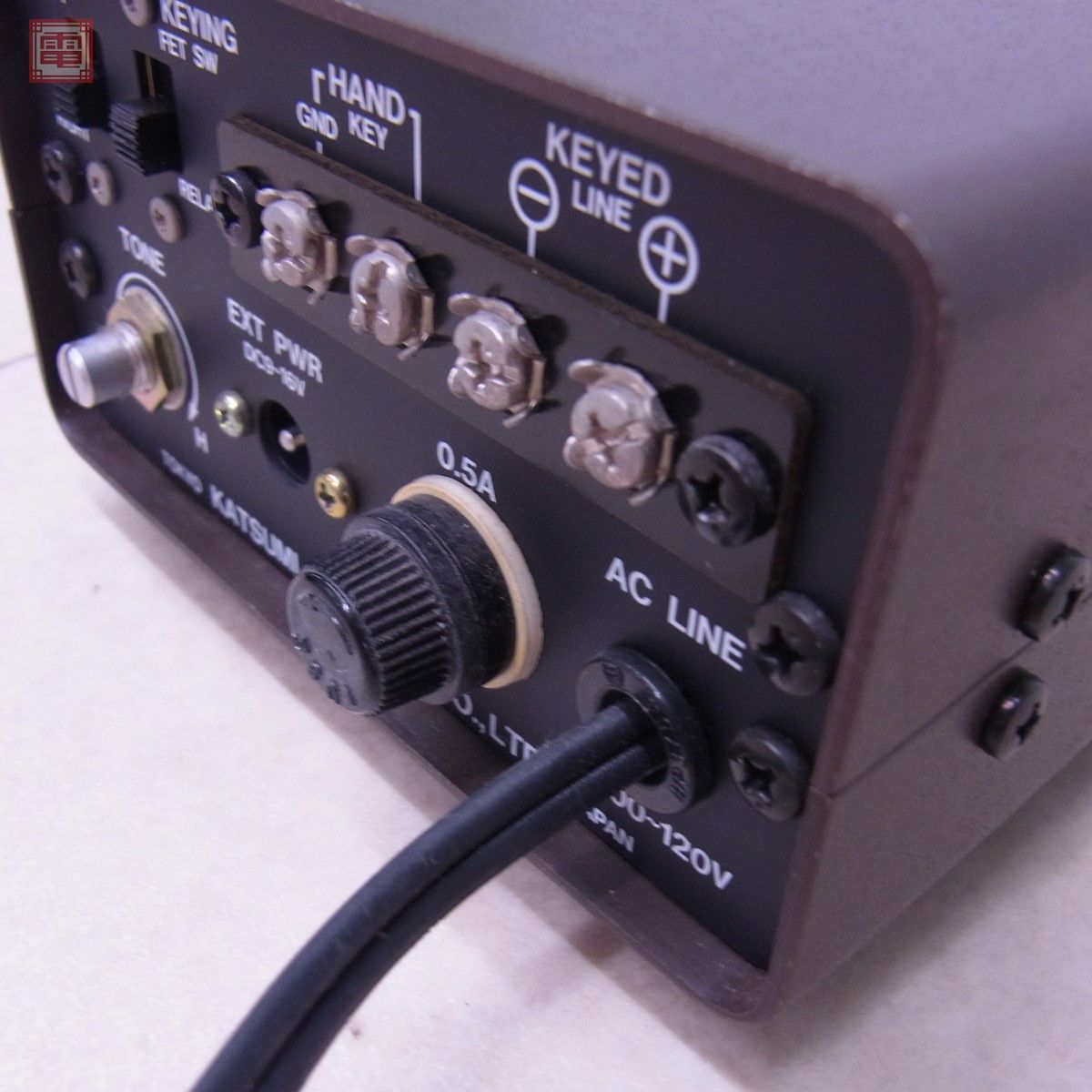 1円〜 カツミ電機 EK-160 エレクトリックキーヤー 自動電鍵 エレキー