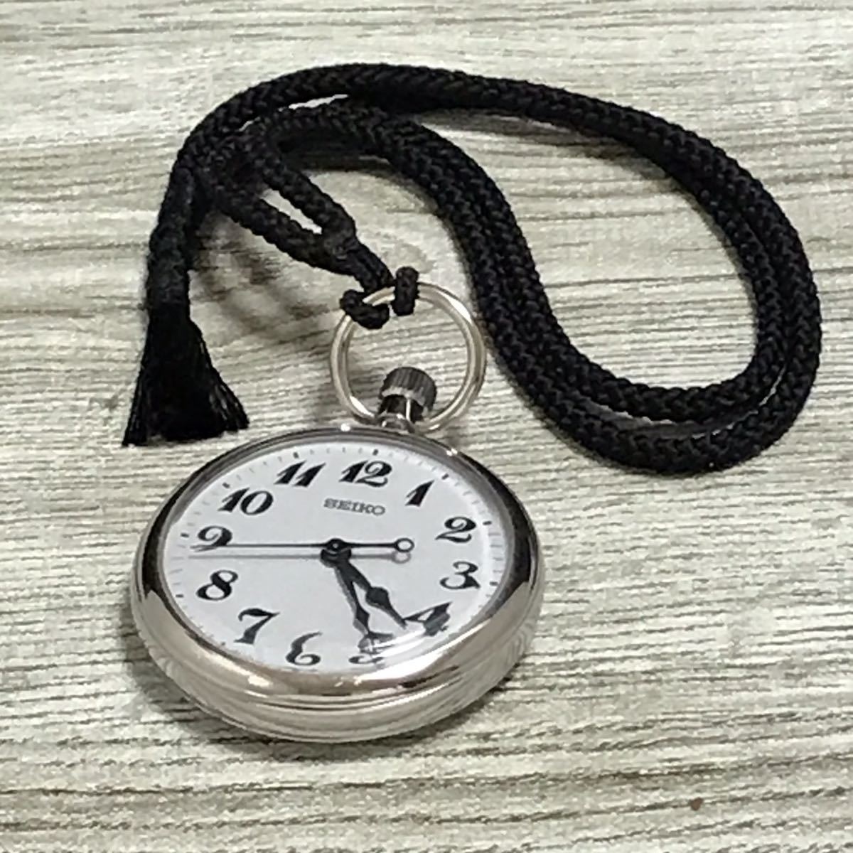 セイコー鉄道クォーツ懐中時計☆昭和57年東北新幹線開業記念☆電池交換