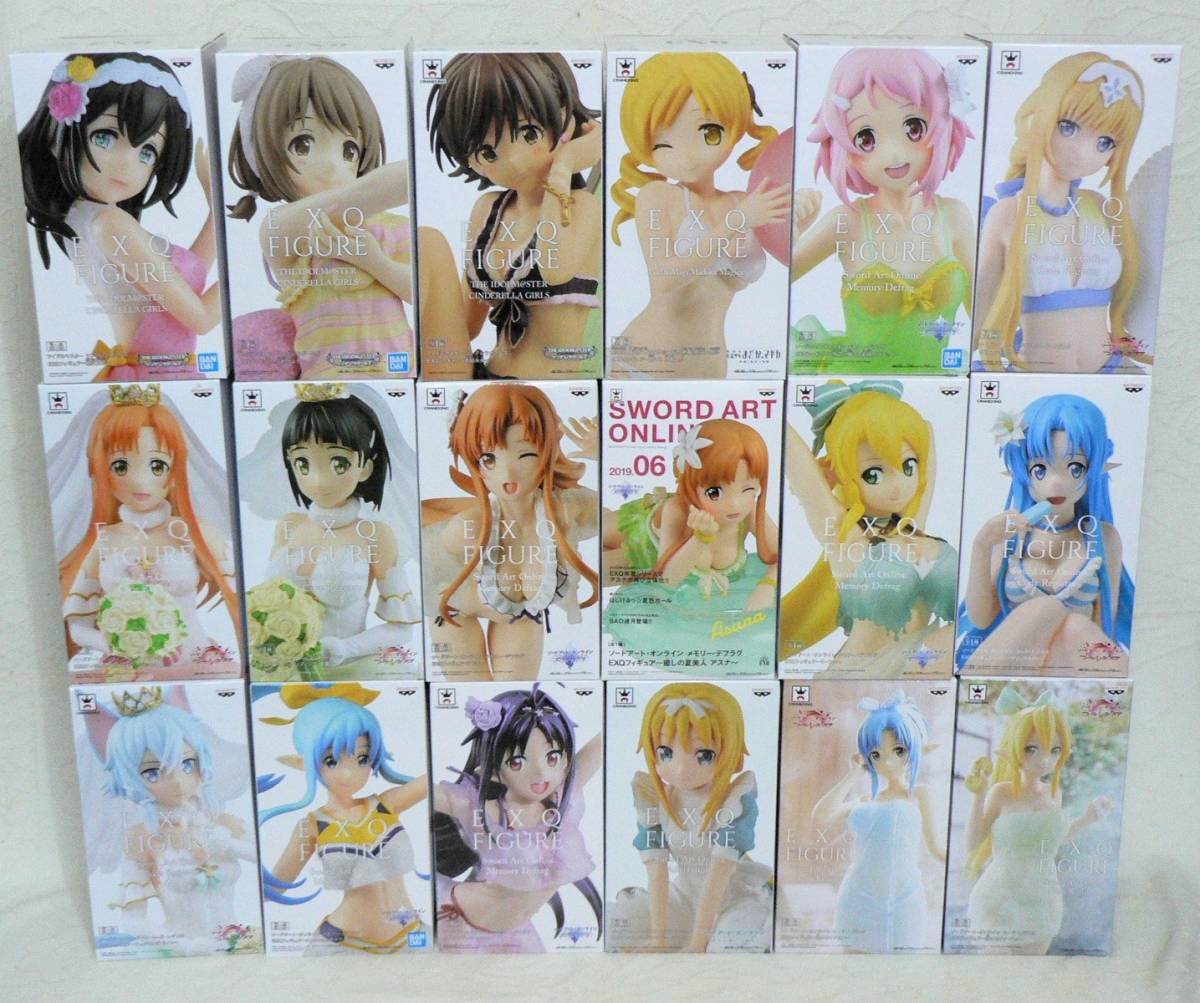美少女フィギュア□□18体 まとめて大量セット 未開封品 SAO アイマス