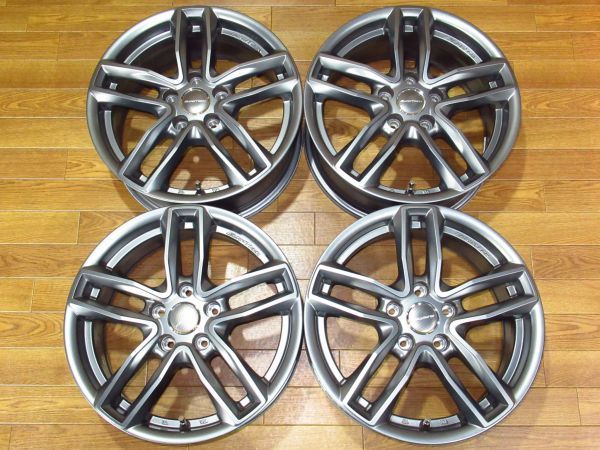 EUROTECH GAYA5 6.5J-16 off+44 pcd108/5H 65.1mmハブ径１６インチアルミホイールのみ４本 プジョー308/508/シトロエンC4ピカソ他