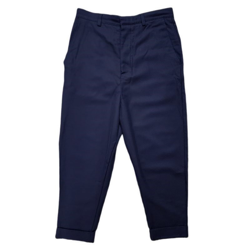 ami Alexandre Mattiusi パンツ E17T17 38 Sサイズ ネイビー 中古 美品 メンズ ウール トラウザー I2311K245