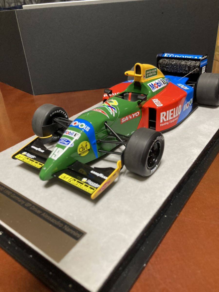 テクノモデル 1/18 ベネトン B190 ドイツGP 1990 Nannini 80台限定　