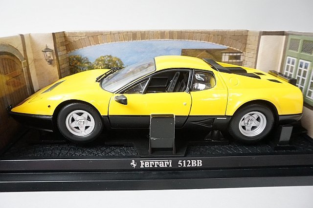 【セール，新品】 京商 KYOSHO 1/18 FERRARI フェラーリ 512BB イエロー 08171Y(乗用車)｜売買されたオークション情報、yahooの商品情報をアーカイブ公開 - オークファン 乗用車