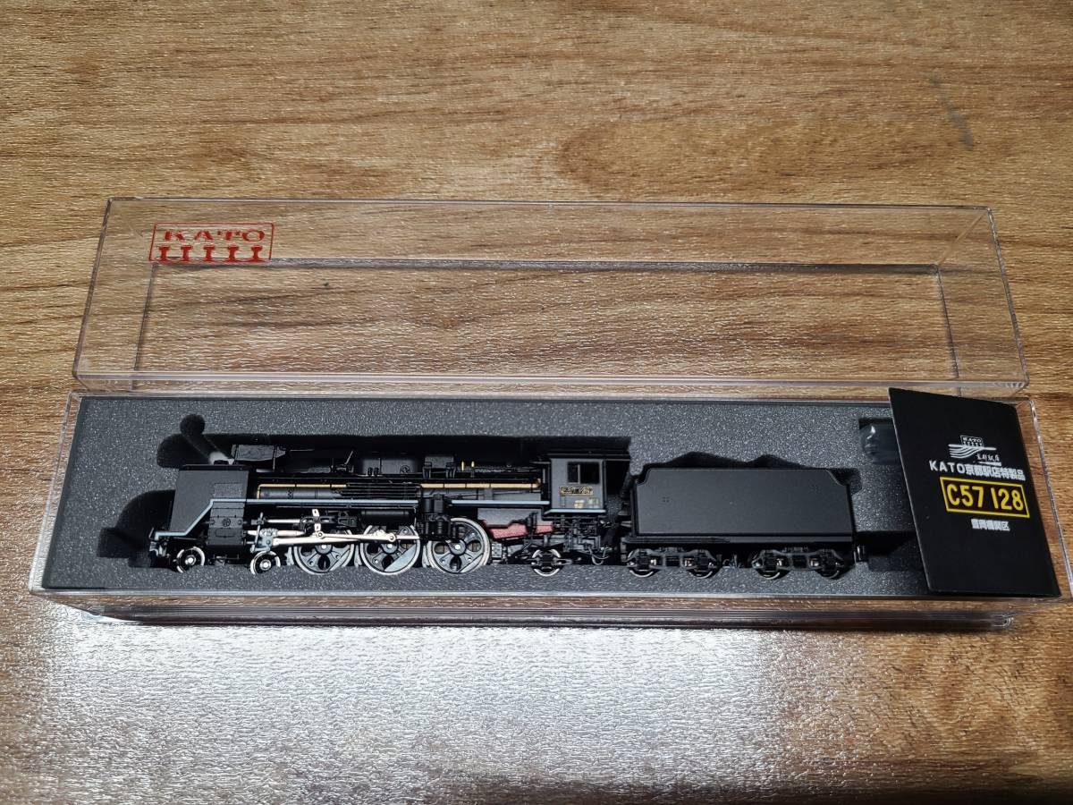 低価，正規品 KATO京都駅店特製品 蒸気機関車 C57形 128