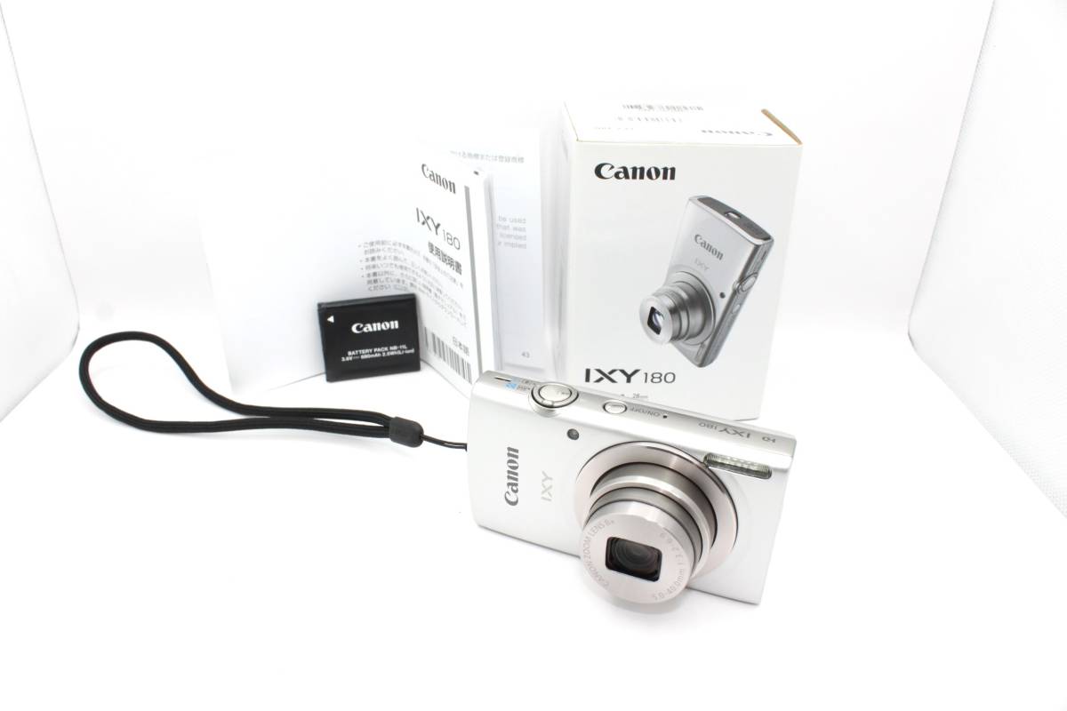 ☆極上品☆キャノン Canon IXY180 シルバー コンパクトデジタルカメラ