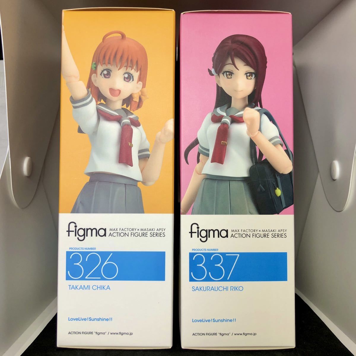 未開封x2 figma ラブライブ！サンシャイン!! 高海千歌・桜内梨子