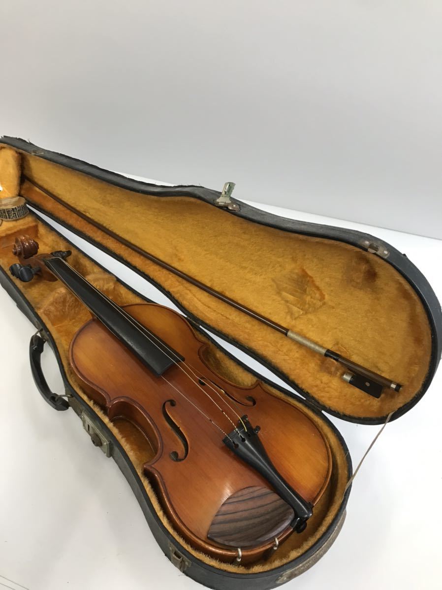 【ジャンク品】スズキ SUZUKI バイオリン Established 1887 in Nagoya No.330 size4/4 Anno1976 ハードケース 