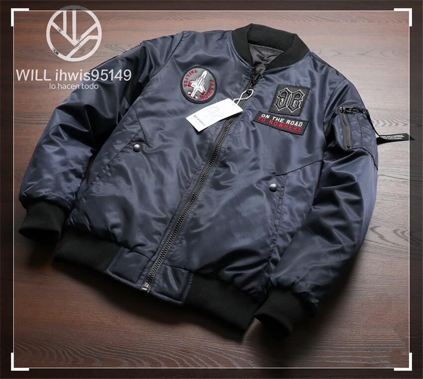 AS03 アメリカ MA1フライトジャケット メンズ 4XL（日本サイズで2XL