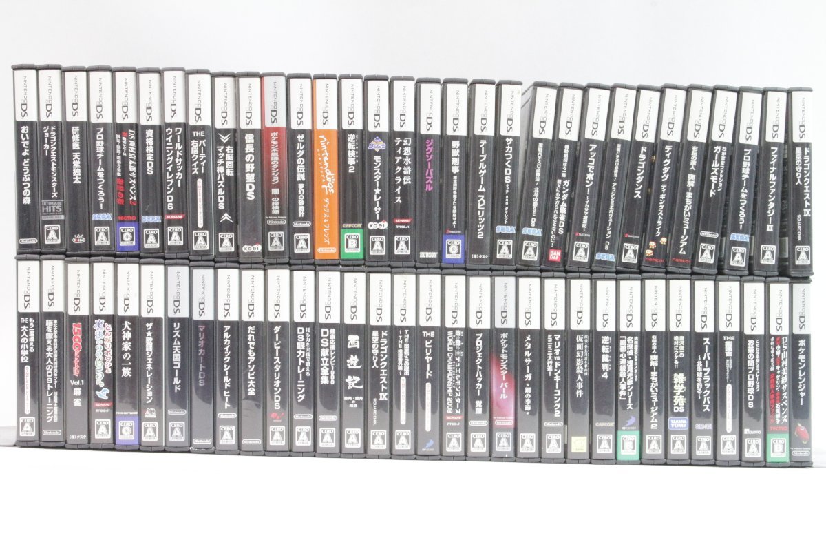 NintendoDS 〇 ソフトまとめセット マリオ/ポケモン/ドラクエ/FF