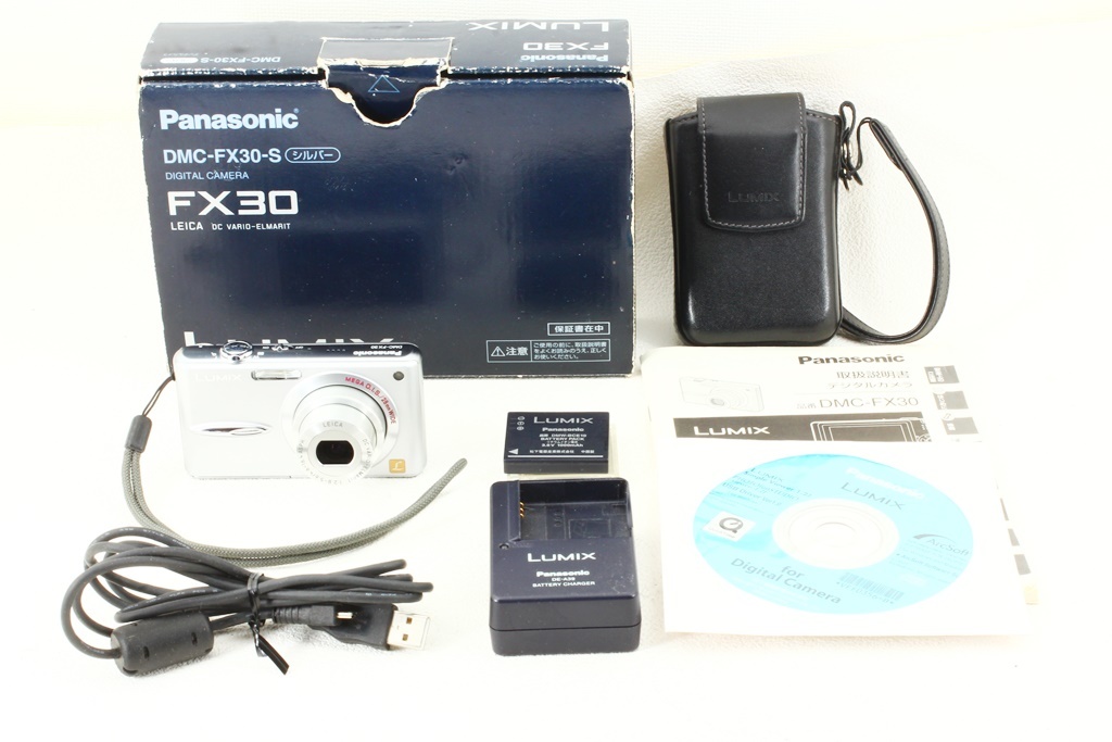 LUMIX Panasonic パナソニック - シルバー DMC-FX35 ☆超極上品・付属