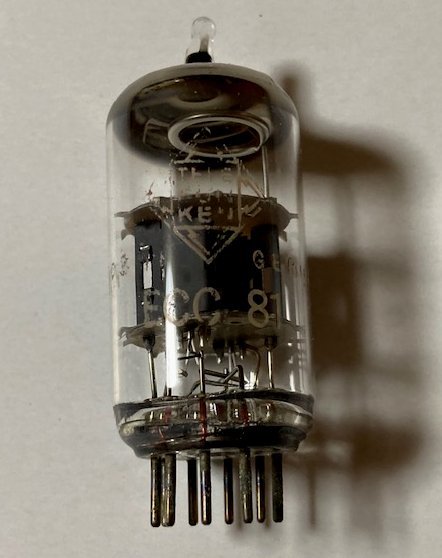 TELEFUNKEN テレフンケン ECC81 12AT7 1本 マーク入り 真空管