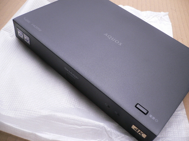 シャープ 4Kチューナー 4S-C00AS1 