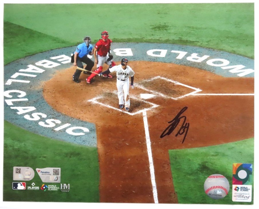 MS】吉田正尚 2023年WBC準決勝 劇的同点3ランの瞬間 直筆サイン#