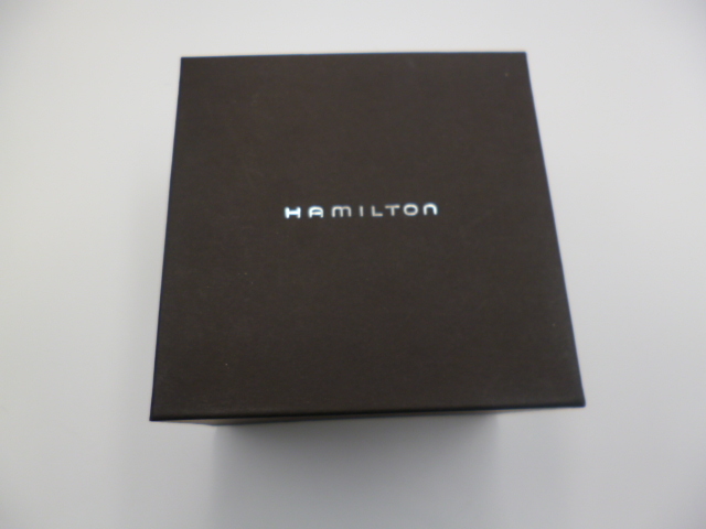 稼働品 HAMILTON ハミルトン H704450 カーキ 裏スケ 自動巻き 箱付き メンズ 腕時計 激安1円スタート