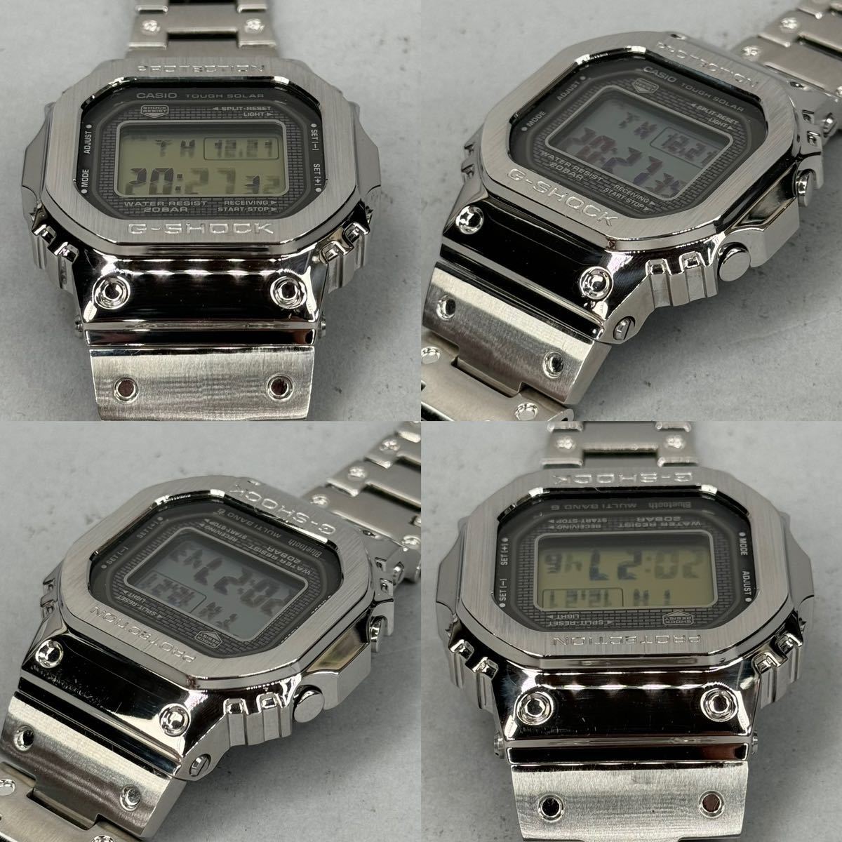 極美品 箱説タグ付 G-SHOCK GMW-B5000D電波ソーラー シルバー メンズ 極美品 箱説タグ付 G-SHOCK GMW-B5000D 電波ソーラー シルバー