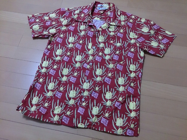 卍LINE/窪塚洋介氏着用:GDC 10S/S バンクシア柄半袖シャツ(窪塚洋介